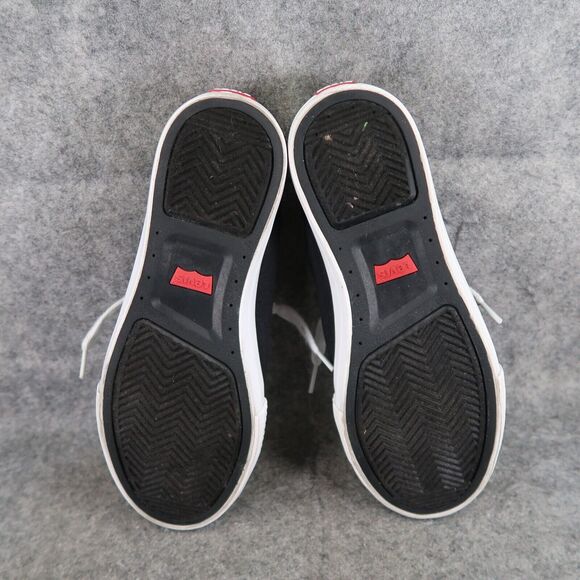 Levis Shoes Womens 8.5 Sneakers Slip On Casual Canvas Comfort Tech Black Flats - Picture 11 of 14